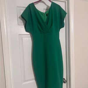 Alexia Admor Vibrant Green Midi Dress